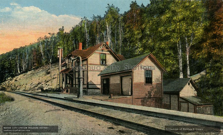 Postcard: Willey House Station, Crawford Notch, New Hampshire